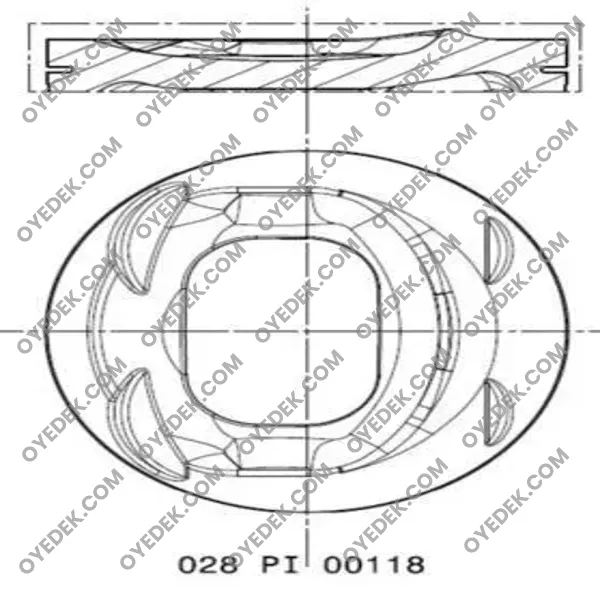 AUDI A3 Piston+Segman 76.50mm 03C107065AP