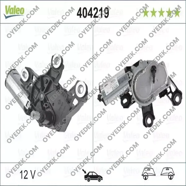 AUDI A4 B5 Avant Silecek Motoru Arka Cam 6X0955711C