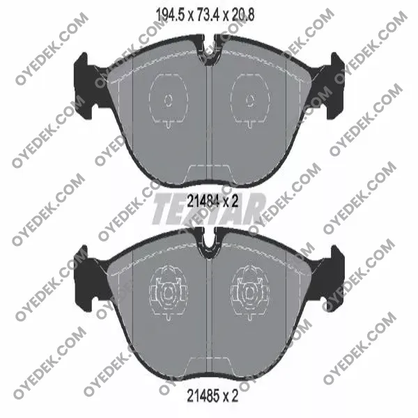 AUDI A8 D2 Ön Fren Balatası 8N0698151D