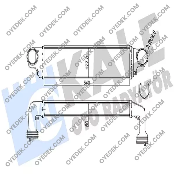 BMW 3 Turbo Radyatörü İntercooler 7789793