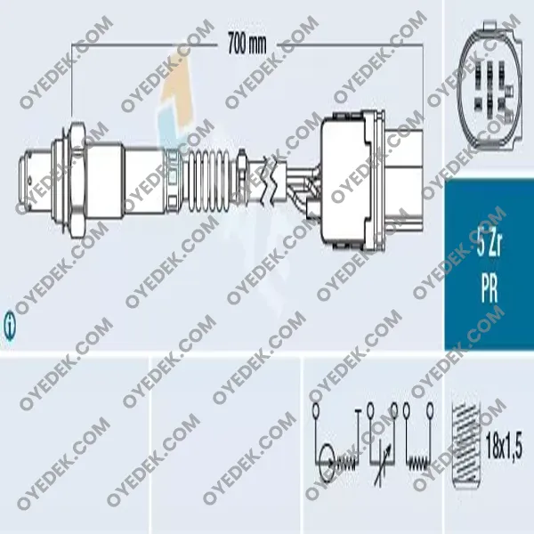 BMW 7 Lambda Oksijen Sensörü 13627794634