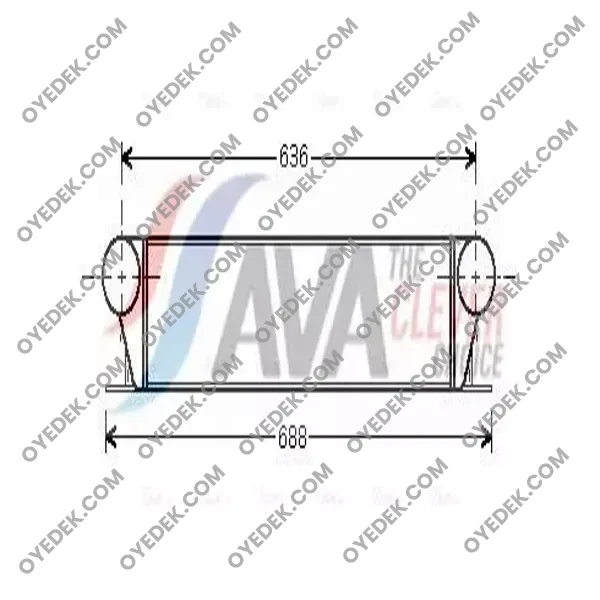 BMW 7 Turbo İntercooler Radyatörü 1648287