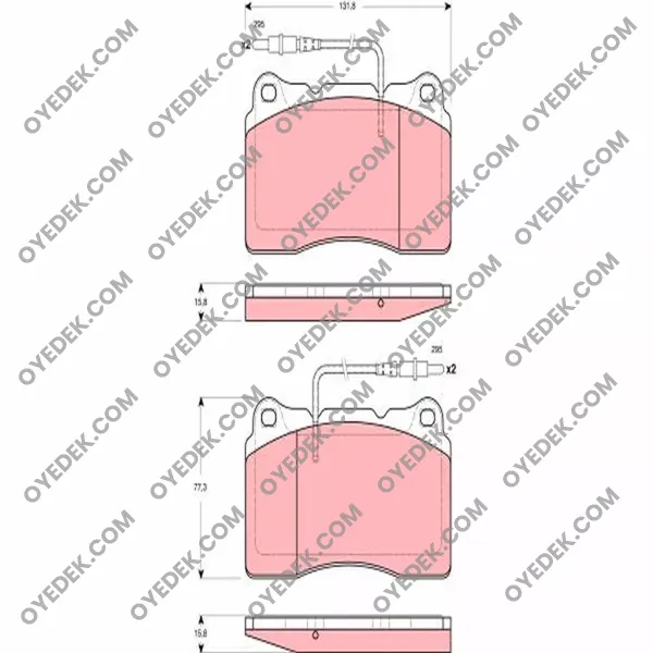 CITROËN C8 Ön Fren Balatası 425460