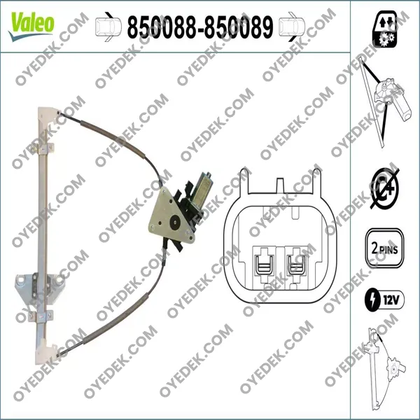 DAEWOO LANOS Cam Mekanizması Ön Sol 96233470