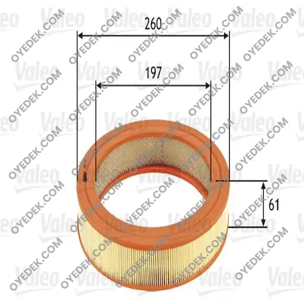 DAIHATSU ROCKY Soft Top Hava Filtre 25062396
