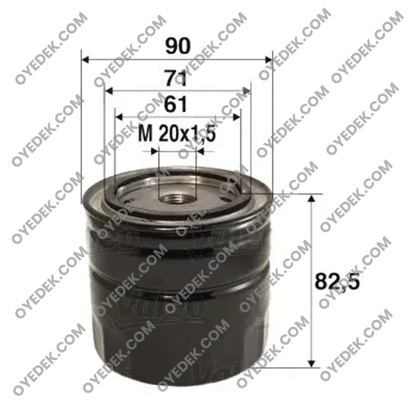 DAIHATSU ROCKY Soft Top Yağ Filtre 650306