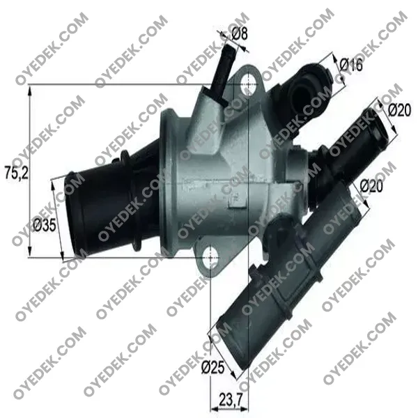 FIAT PUNTO Termostat 46758435