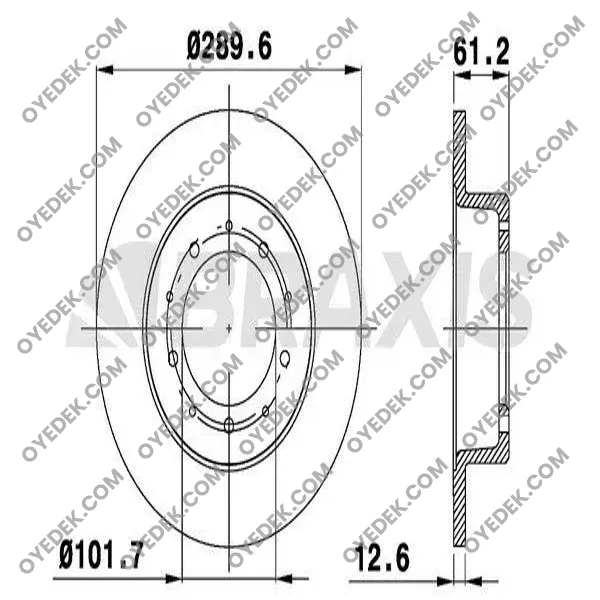 LAND ROVER RANGE ROVER I Arka Fren Diski FTC3846