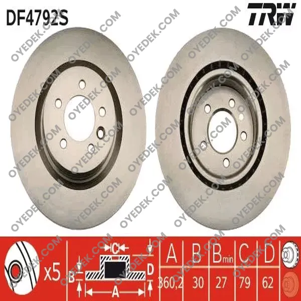LAND ROVER RANGE ROVER SPORT I Ön Fren Diski SDB000621