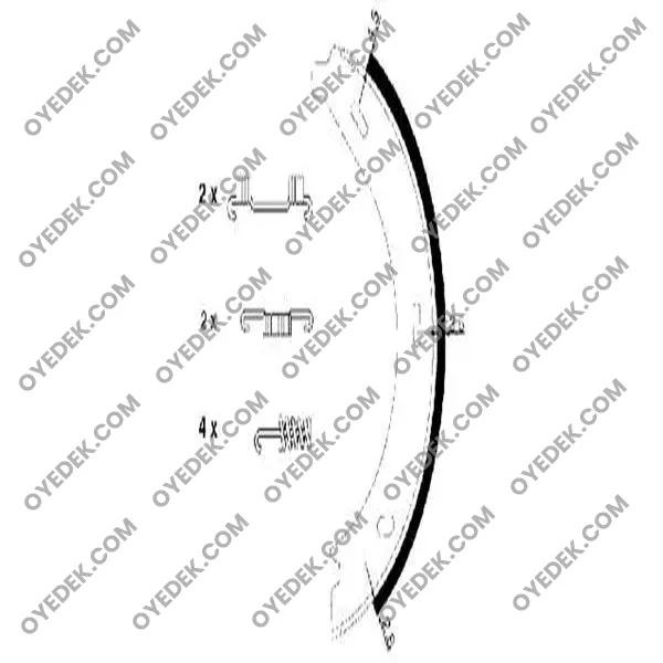MERCEDES-BENZ VITO Minibüs/Otobüs El Fren Balatası Yaylı 24204720
