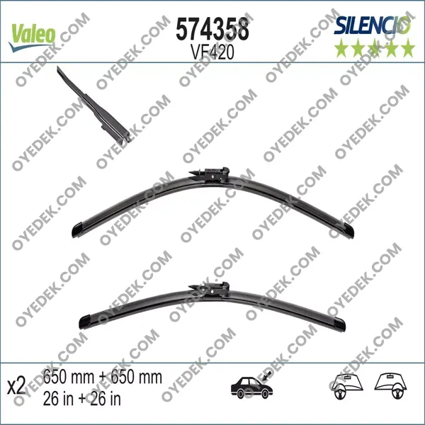 SEAT LEON Ön Cam Silecek Süpürgesi Flat Blade Vm420 1P0455425B