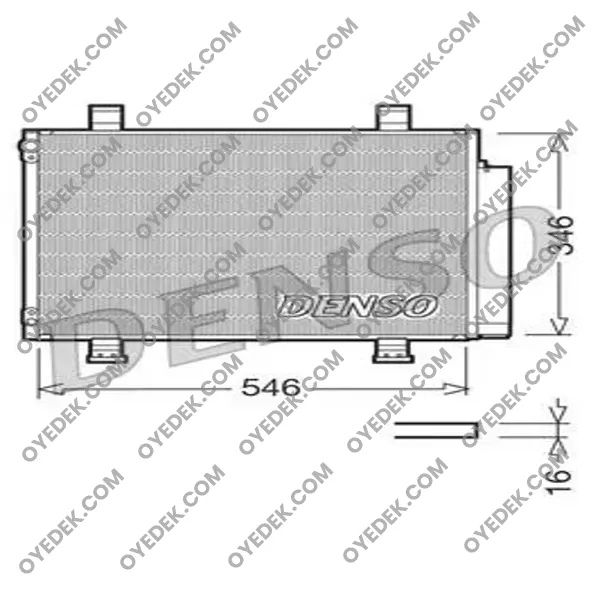 SUZUKI SWIFT III Klima Radyatörü Condenser 9531063J00