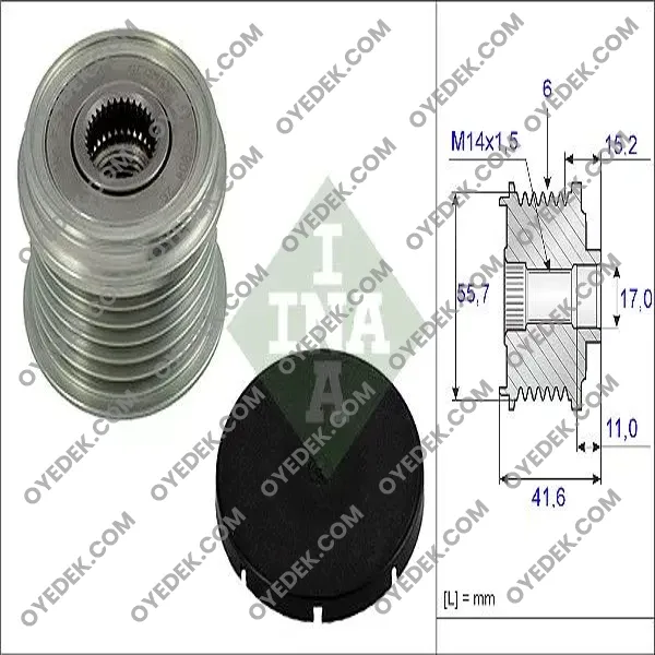 VOLVO S40 I Alternatör Rulmanlı Kasnak 30782701