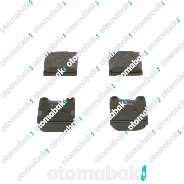 0060711959 AUDI 100 C1 Sedan Sedan 1968 Arka Fren Balatası Tk (WVA 20034)