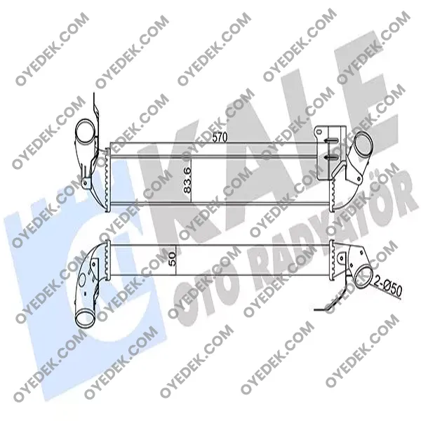 RENAULT CLIO II Turbo Radyatörü İntercooler 8200245599